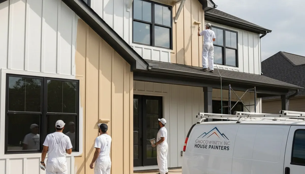 House painters serving Greenville, NC, providing professional interior and exterior painting services