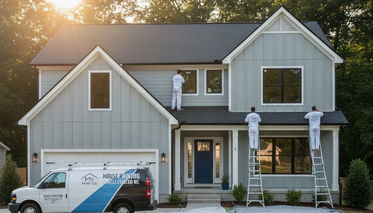 Professional house painting service in Greenville, NC for interior and exterior home painting