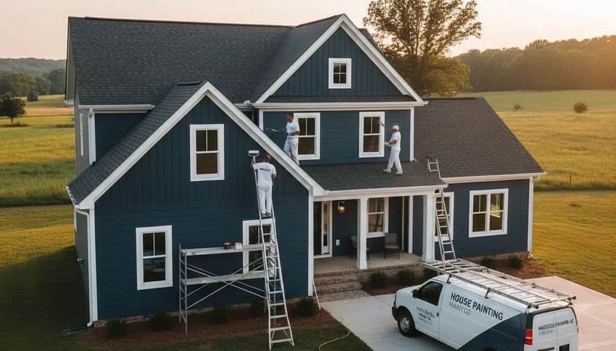 Professional house painting services in Greenville, NC for residential interiors and exteriors