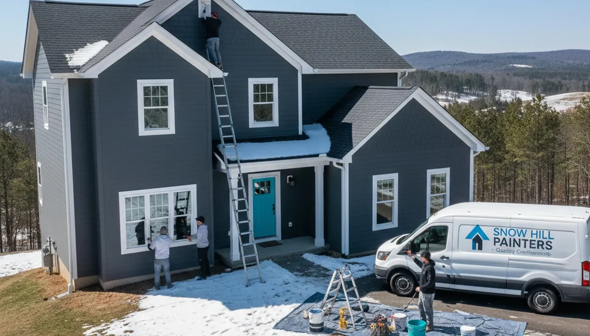 Professional house painting service in Greenville, NC for interior and exterior residential projects