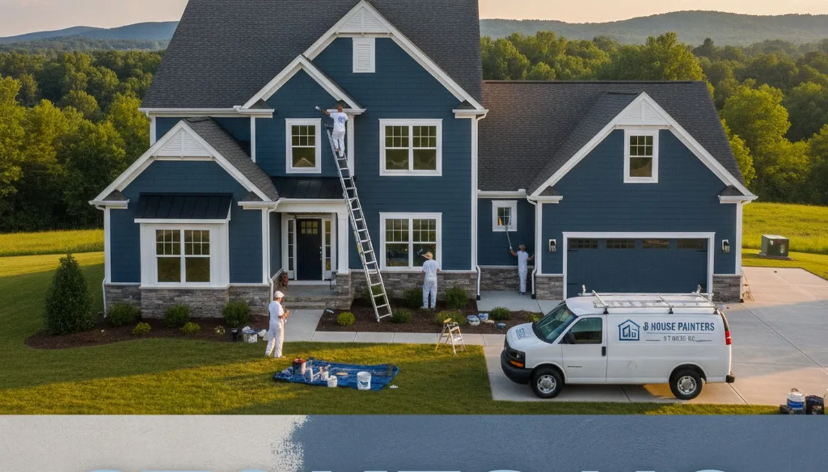 Professional house painting service in Greenville, NC for interior and exterior homes
